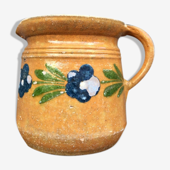 French pottery pitcher