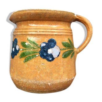 French pottery pitcher