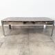 Table basse en marbre Breccia et chrome , circa  1970/80'