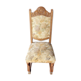 Upholstered wooden chair