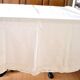 Antique sheets embroidered with flowers and decorated with crochet lace 230 * 320