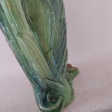 Water jug in slipware from the 1960s. Decorated with a coloured duck. Unmarked.