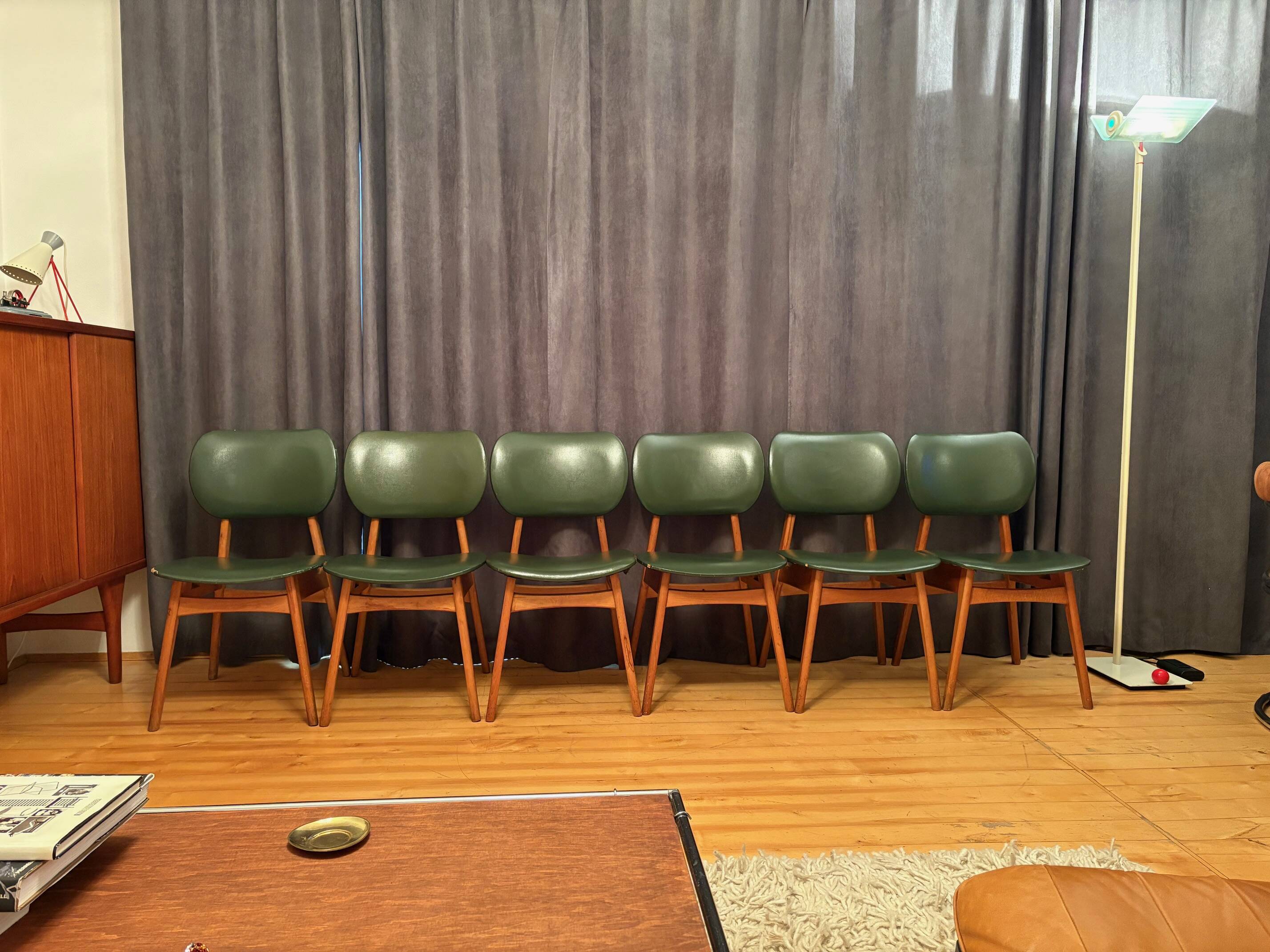 Set of six chairs, 1960s