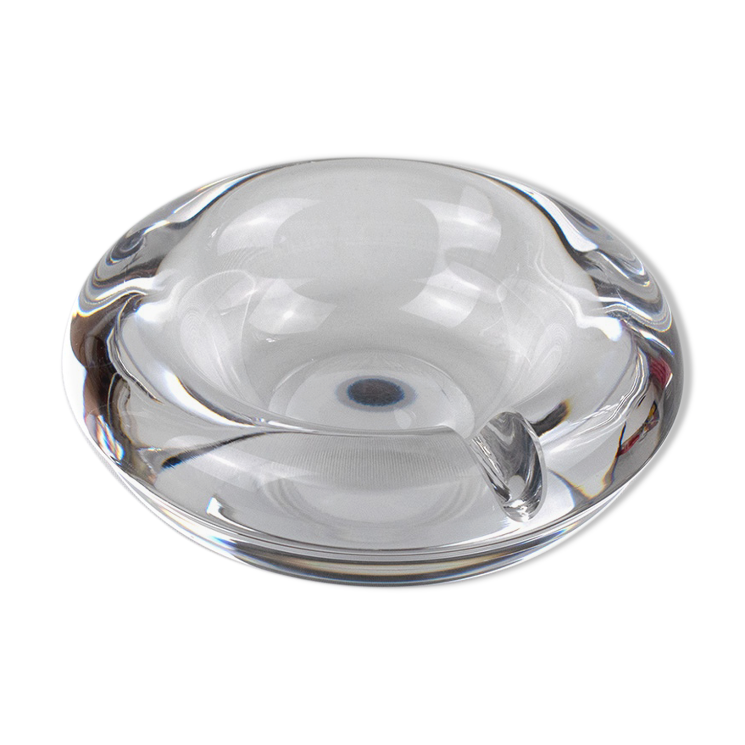 1970s Ashtray by Peill and Putzler Glass Crystal
