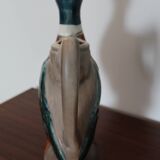 Pichet canard colvert en barbotine rouge