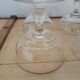 4 antique champagne glasses
