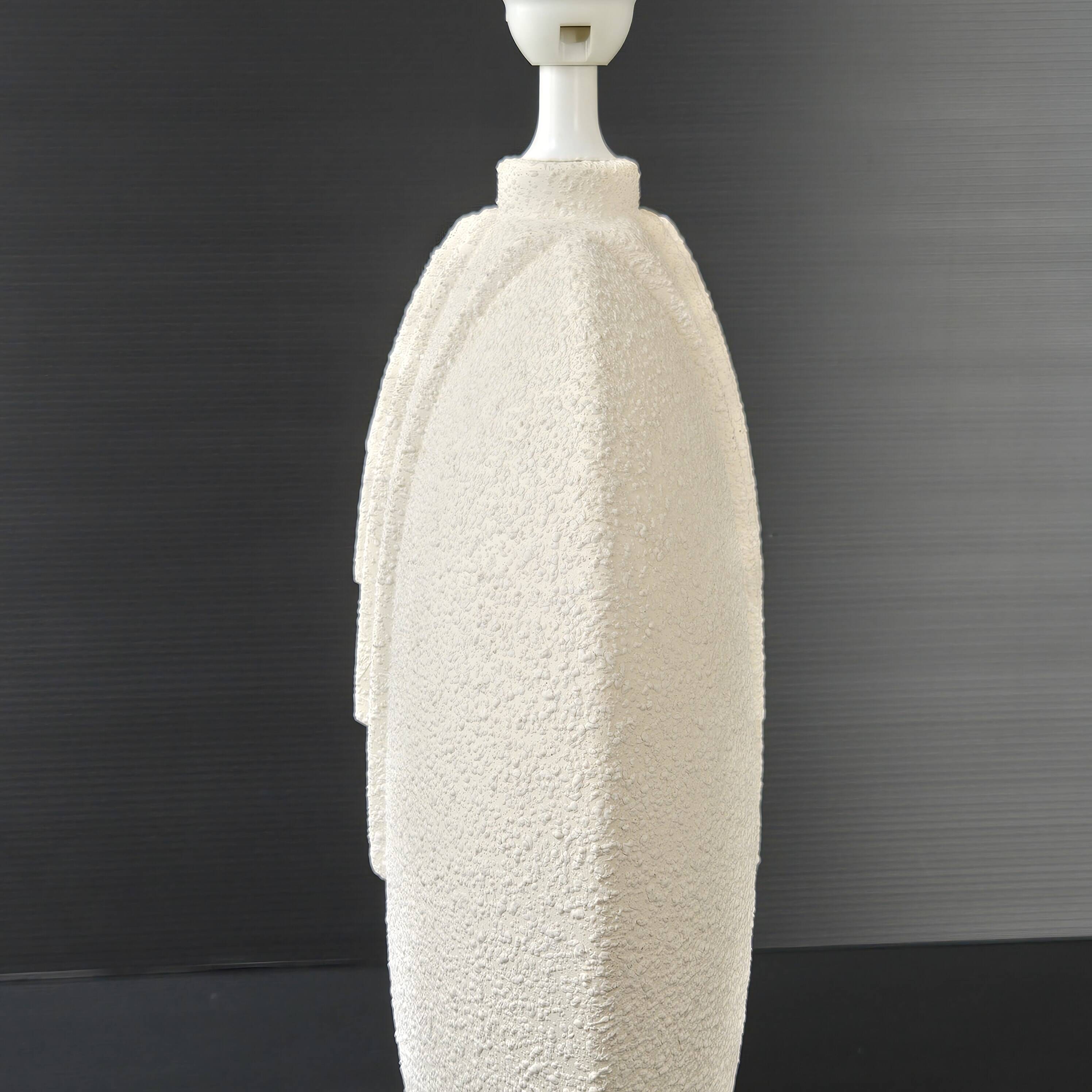 1970s art deco ceramic lamp