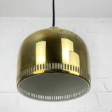 Golden Bell brass pendant light Alvar Aalto Louis Poulsen, Denmark 1950s