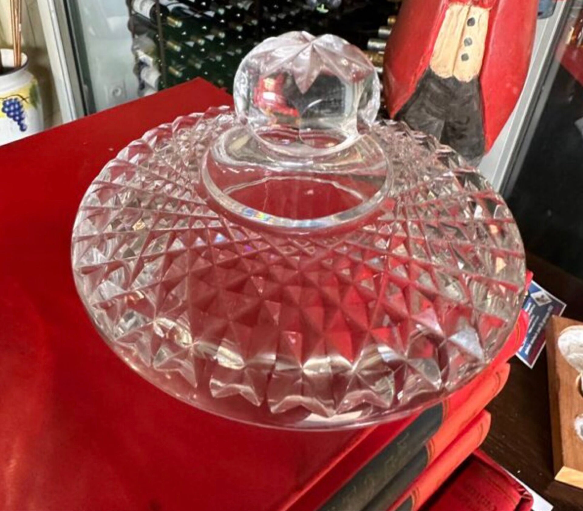 Baccarat crystal bonbonnière