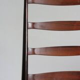 Set of Danish Dark Wood Dining Chairs by Arne Vodder, 1960s