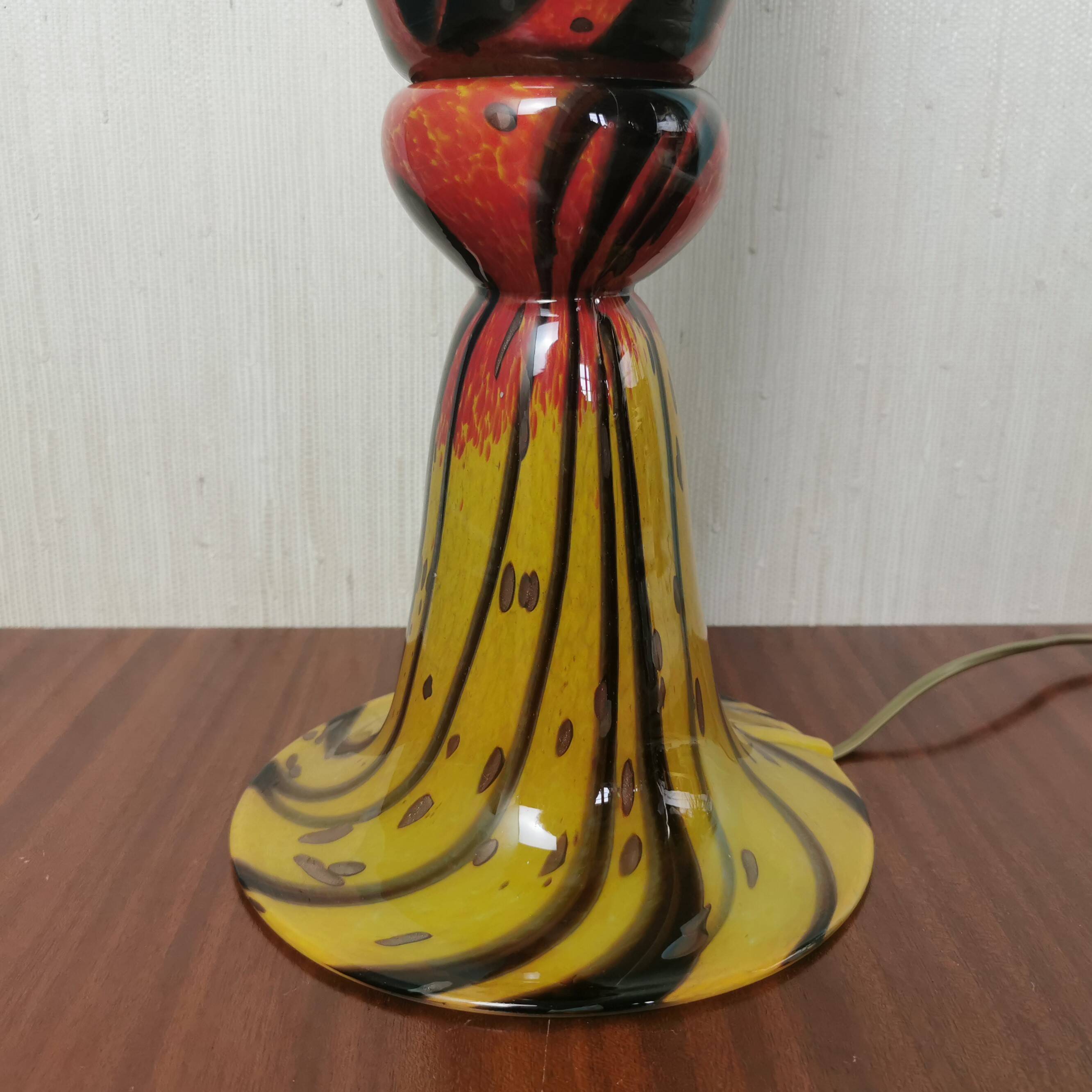 Lampe en verre de Murano