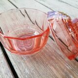 Bonbonnière glass rose