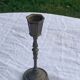 Old brass candle holder