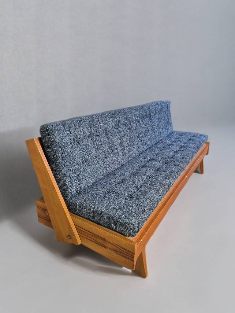 Hikor Pisek daybed sofa, Vintage Czech 1960s