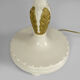 Lampadaire Art Déco en bois peint blanc et doré, 1925