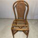 Vintage rattan chair with cane back - Bohemian style