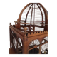 Victorian wooden birdcage