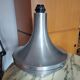 Large foot of vintage lamp brushed aluminum (double lighting)