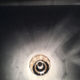 Smoked glass wall lamp or flush light by Hillebrand