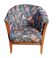 Satin Fabric Basket Chair