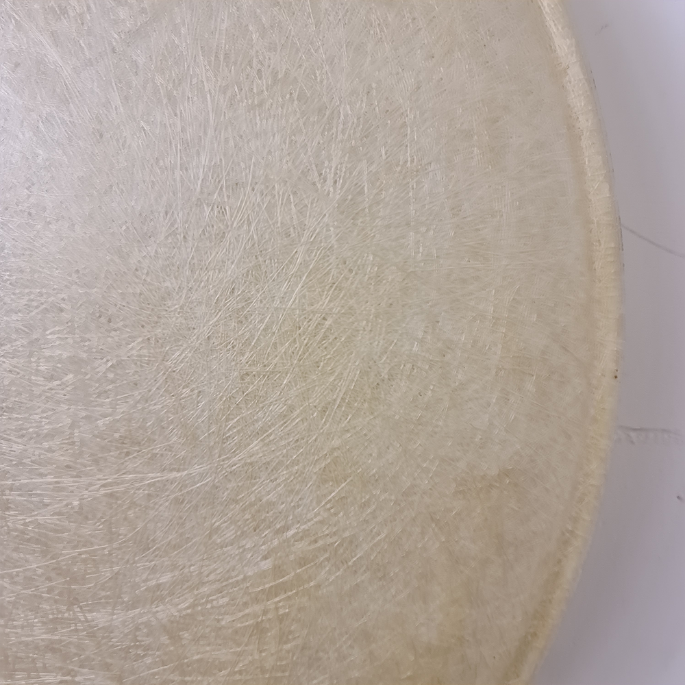 Fiber glass ceiling lamp by Louis Kalff for Philips