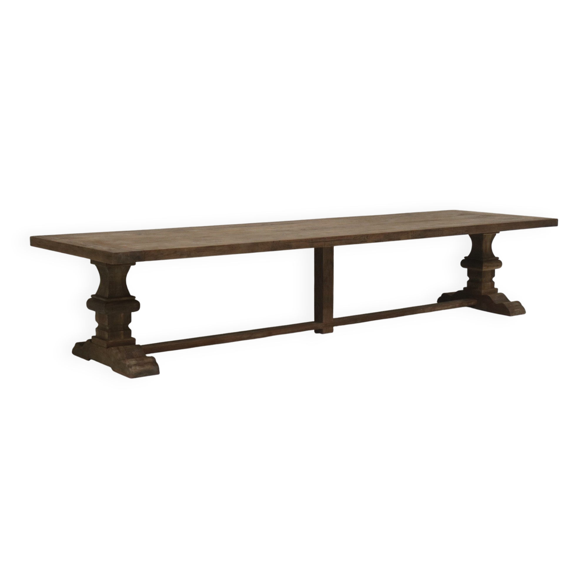 Old wooden monastery table - Spirito 400 by 100 cm