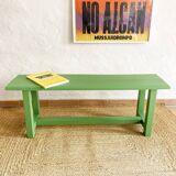Old solid wood bench