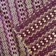 Romanian vintage carpet brown design on a yellow background