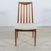 Mid-century teak and fabric dining chairs by Leslie Dandy for G-Plan, 1960s, Set of 8