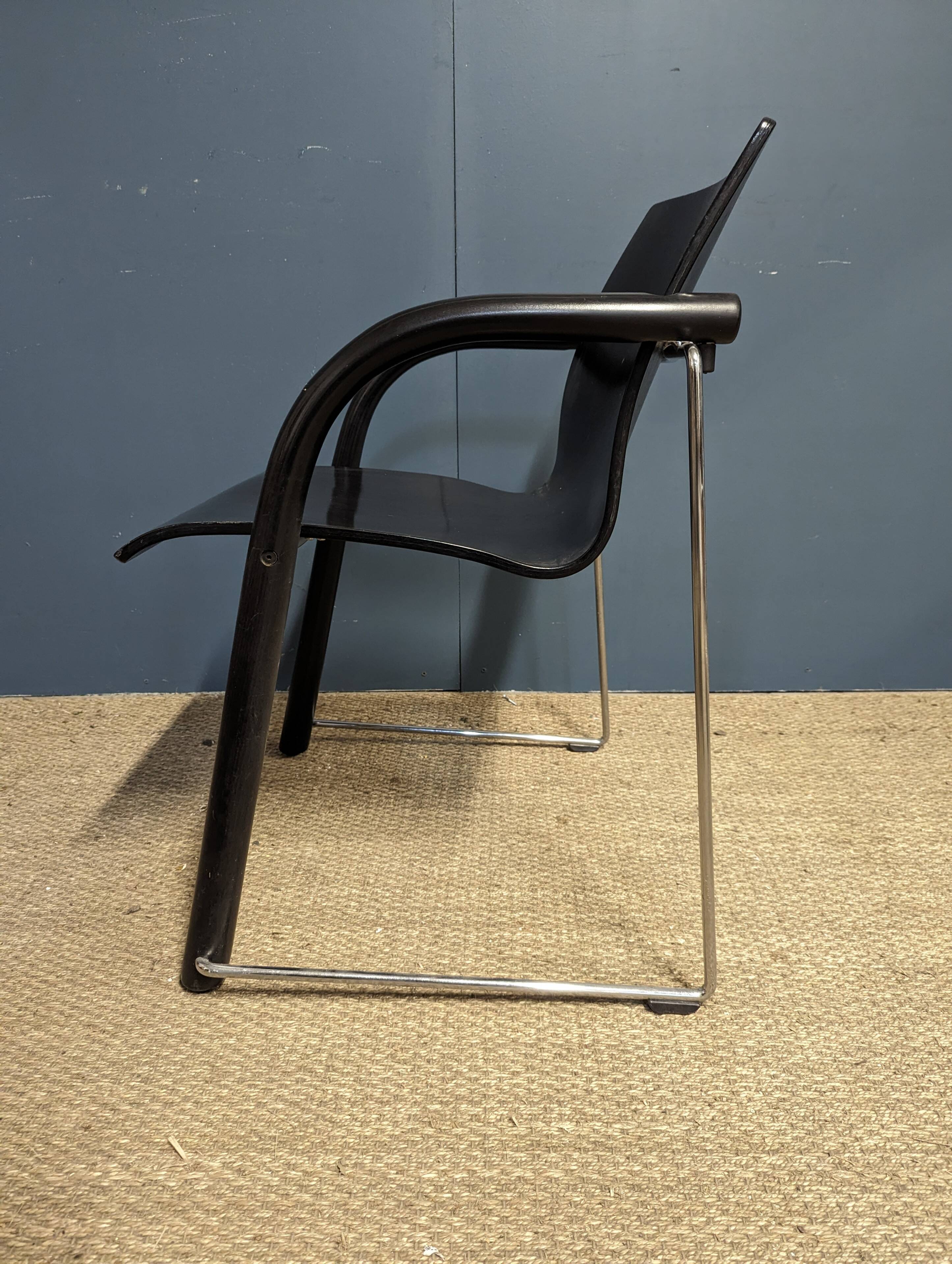 Thonet S320 black chair