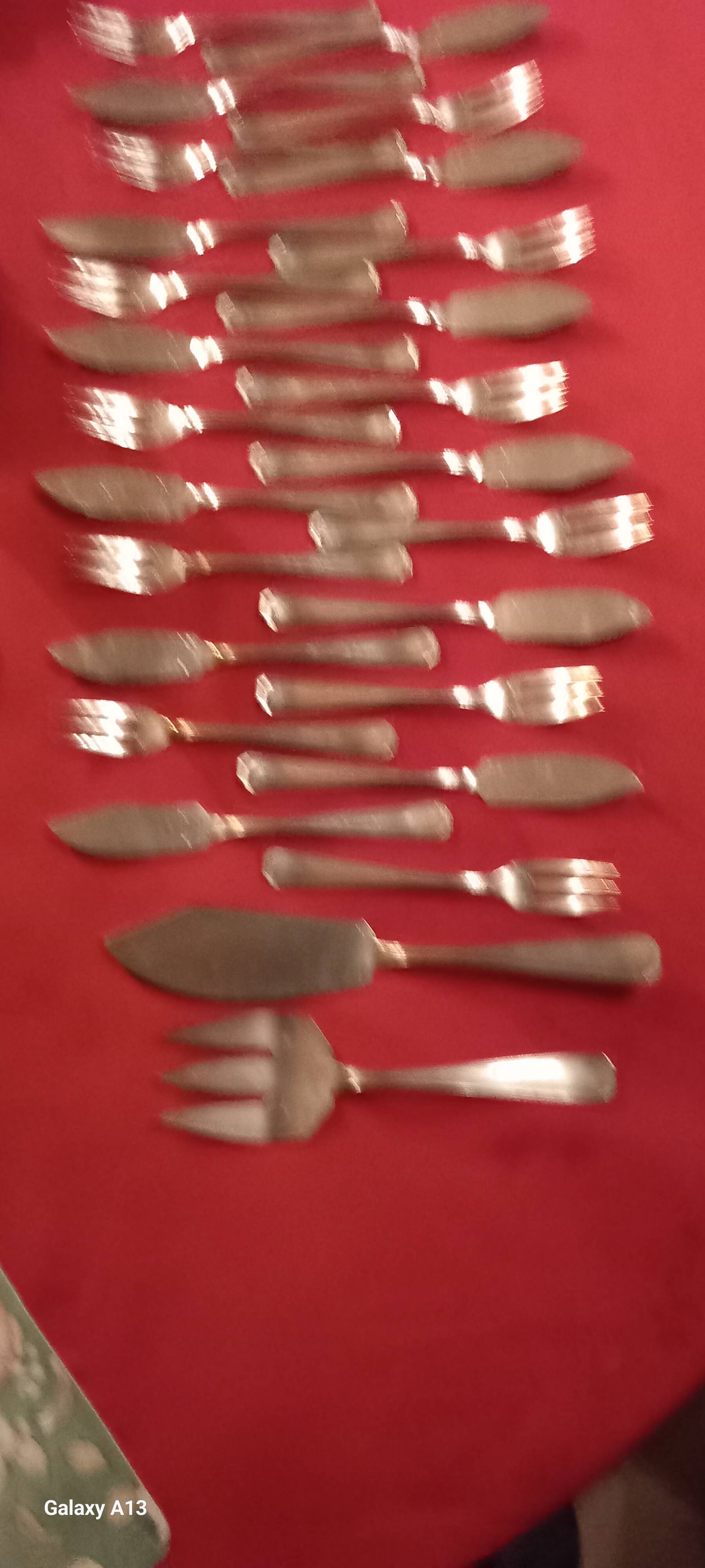 SILVER METAL FISH CUTLERY FRIONNET François