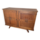 Vintage oak sideboard from the 60s