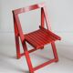 Vintage wooden folding chairs 1960s