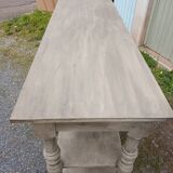 Table de drapier en bois style antique