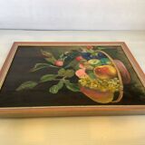 Still life painting oil on canvas signed