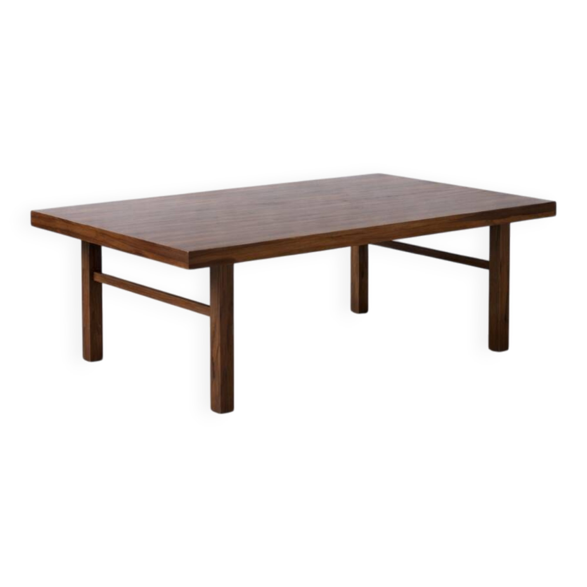 Vintage Mid-Century Danish Modern Colonial Rosewood Coffee Table, 1960s