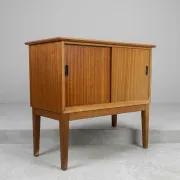 Scandinavian Buffet 1960 Vintage Sliding Doors