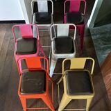 6 Tolix high stools