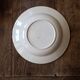 Set of 12 green patterned soup plates, Badonviller earthenware