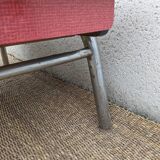 Red formica coffee table