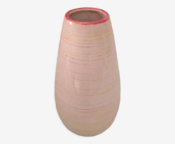 Vase tulipe soliflore en ceramique west germany vintage années 60-70