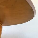 Oval coffee table beech 1980 Aalto Ikea