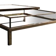 Vintage sliding coffee table by Maison Jansen from the 1970s