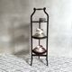 Antique Edwardian cake stand, foldable, 1900