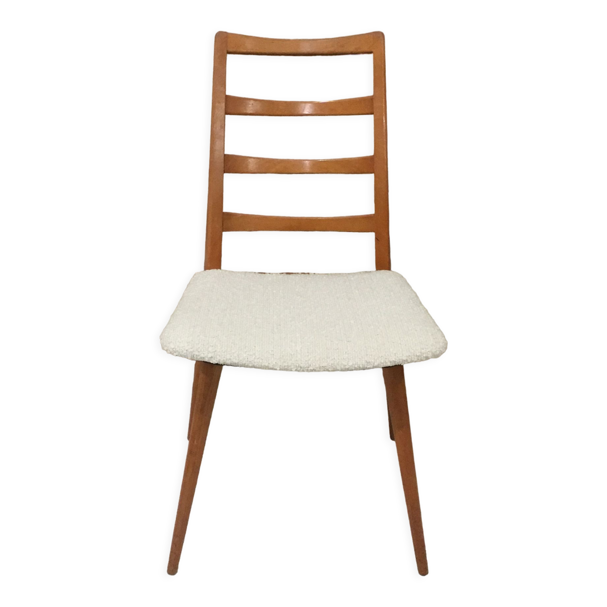 Scandinavian chair reupholstered loop