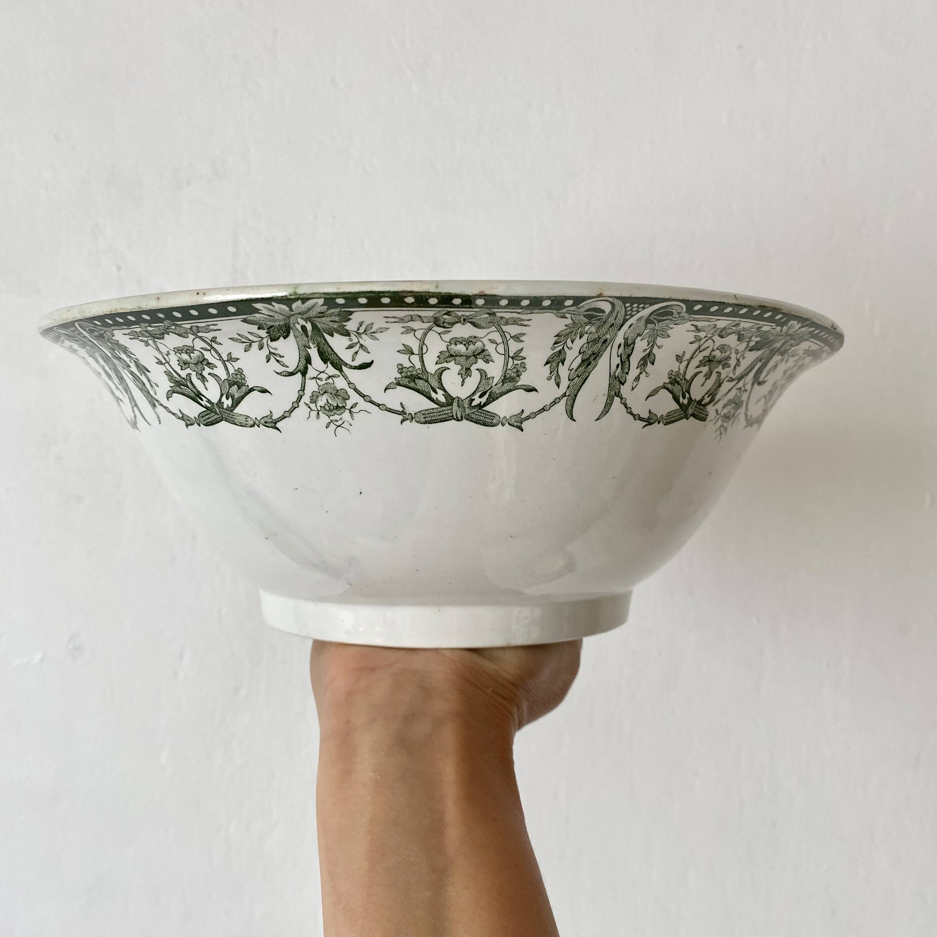 St Amand Hamage ironstone salad bowl, La ruche model