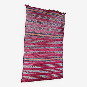 Pure wool handmade kilim circa 1970 - Amazigh zemmour