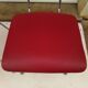 2 chairs in red skaï metal struxture 70s