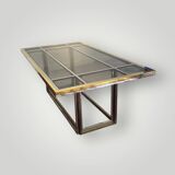 Important Dining Table by Romeo Rega, Italian Design Circa 197