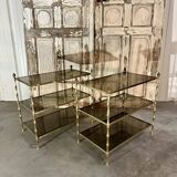 Pair of side tables circa 1950 Maison Baguès